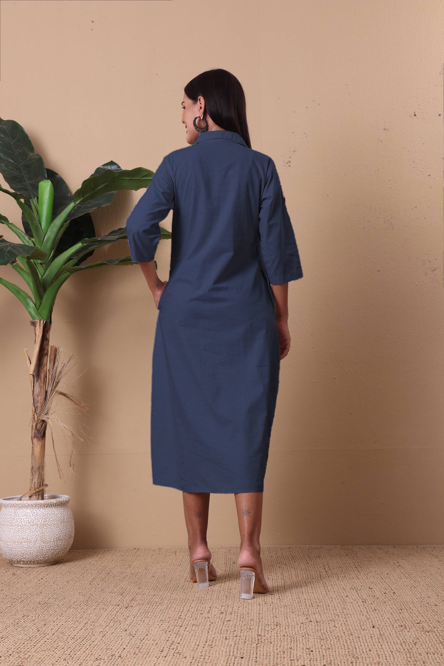 Garden Button-down Dress