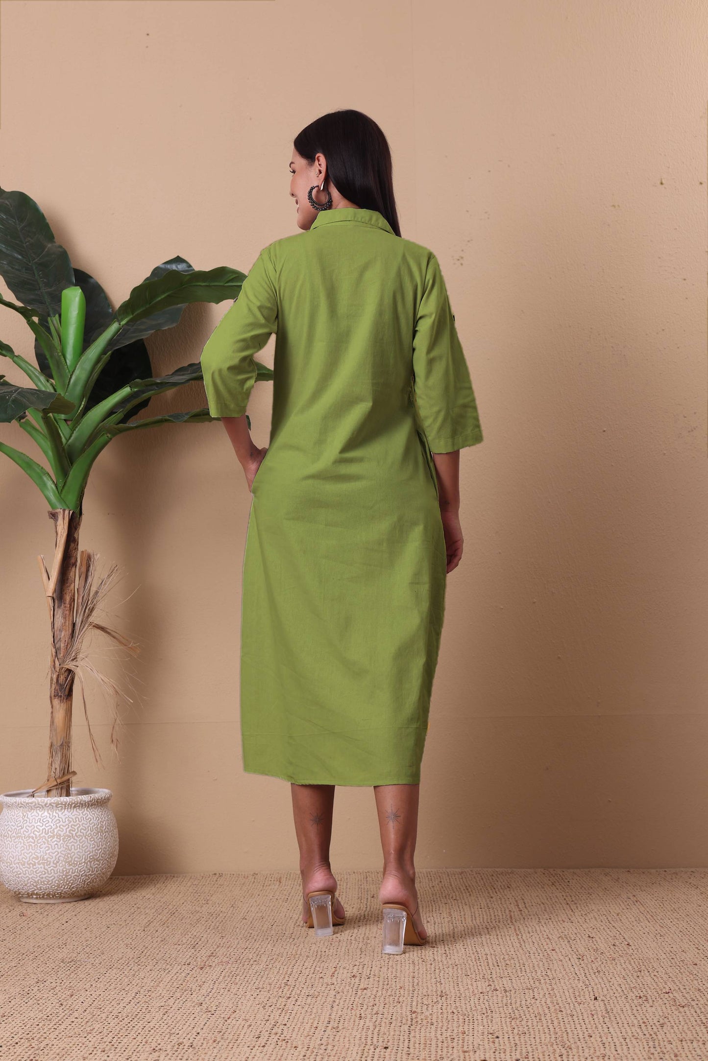 Garden Button-down Dress