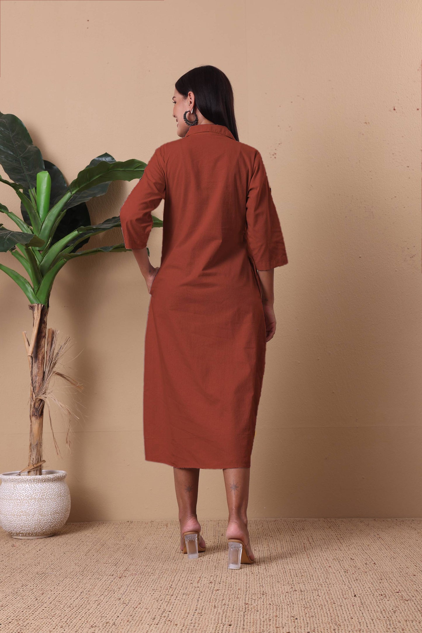 Garden Button-down Dress