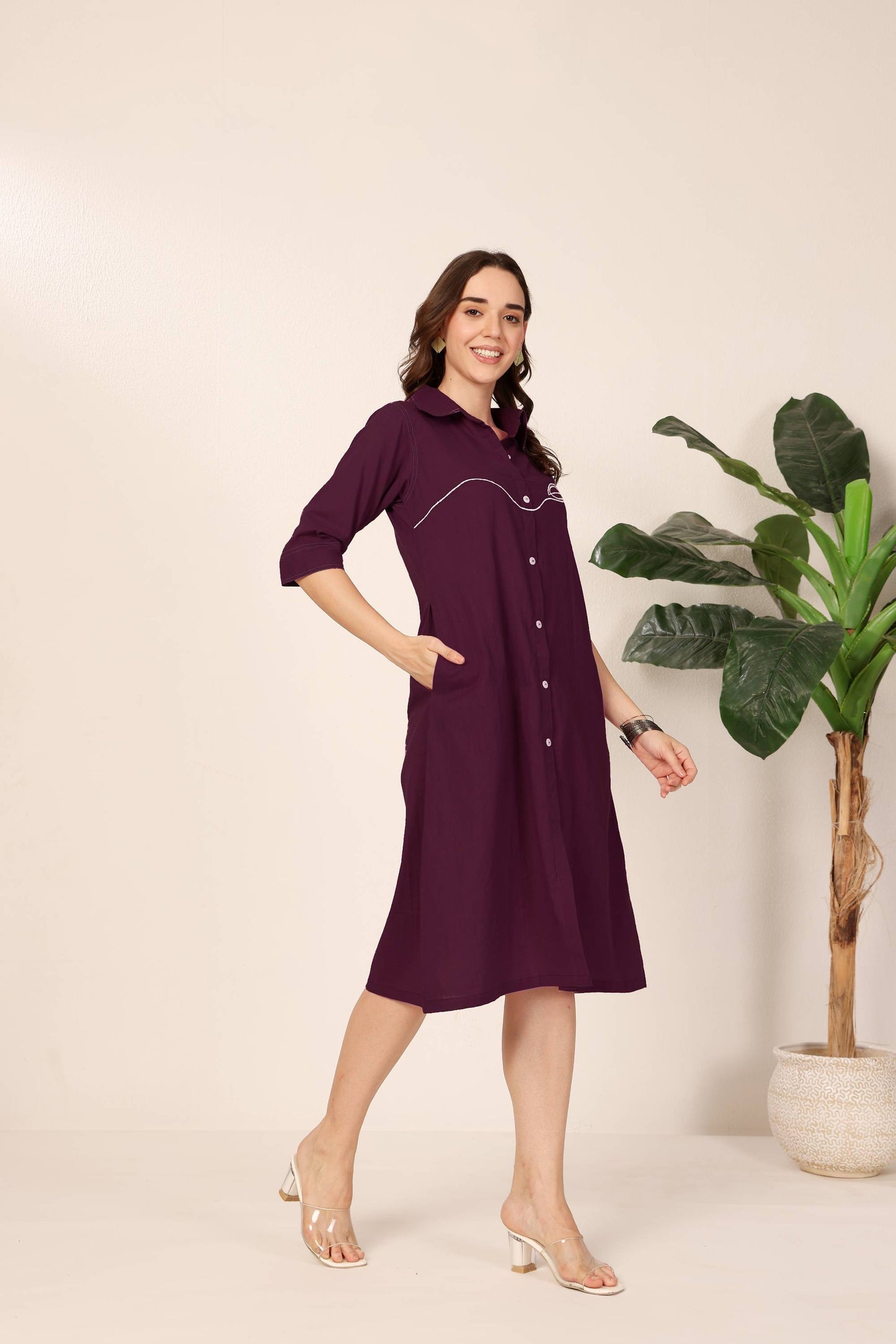 Dark Purple Dress