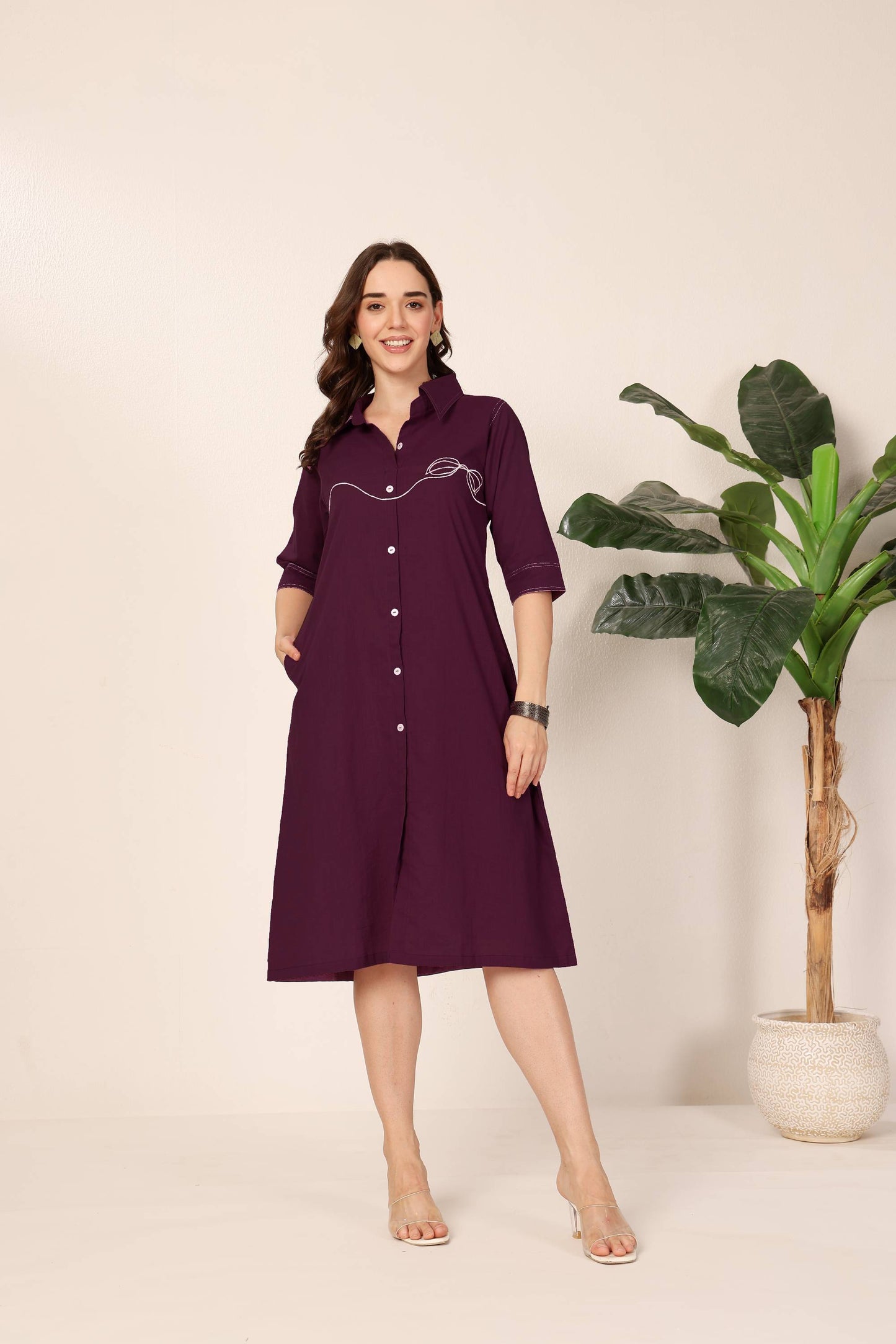 Minimal Threadplay Dress