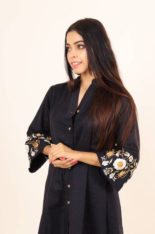 Midnight Bloom Coord Set