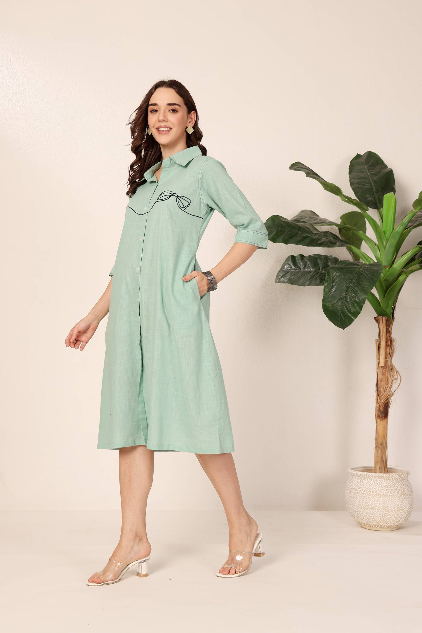 Minimal Threadplay Dress
