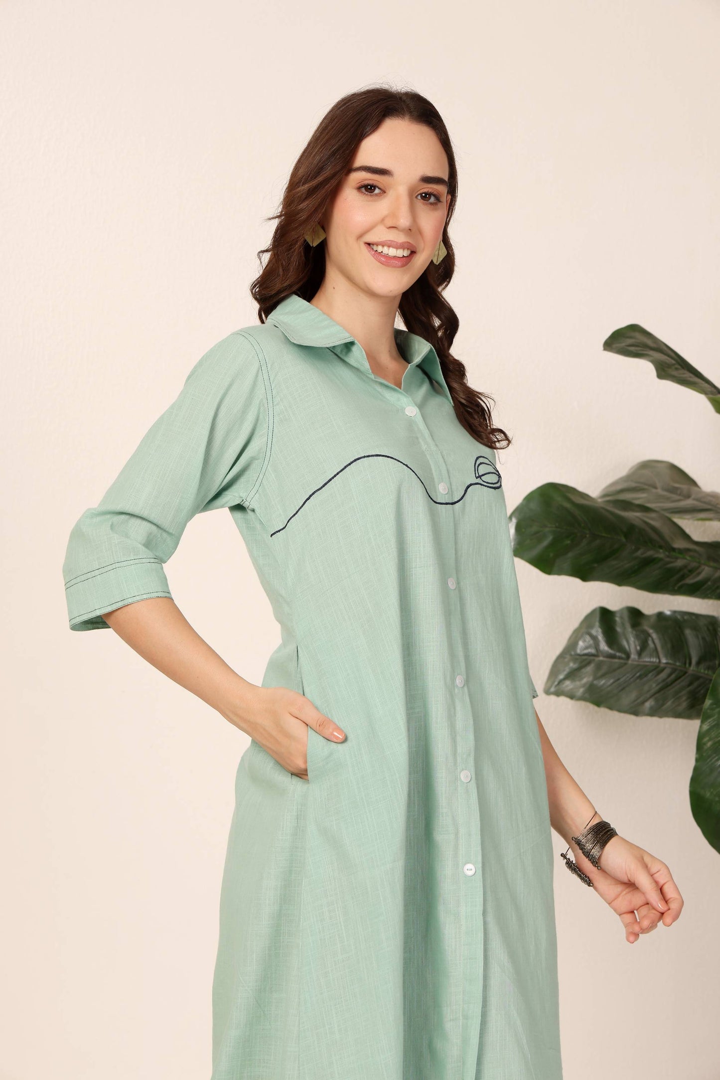 Minimal Threadplay Dress