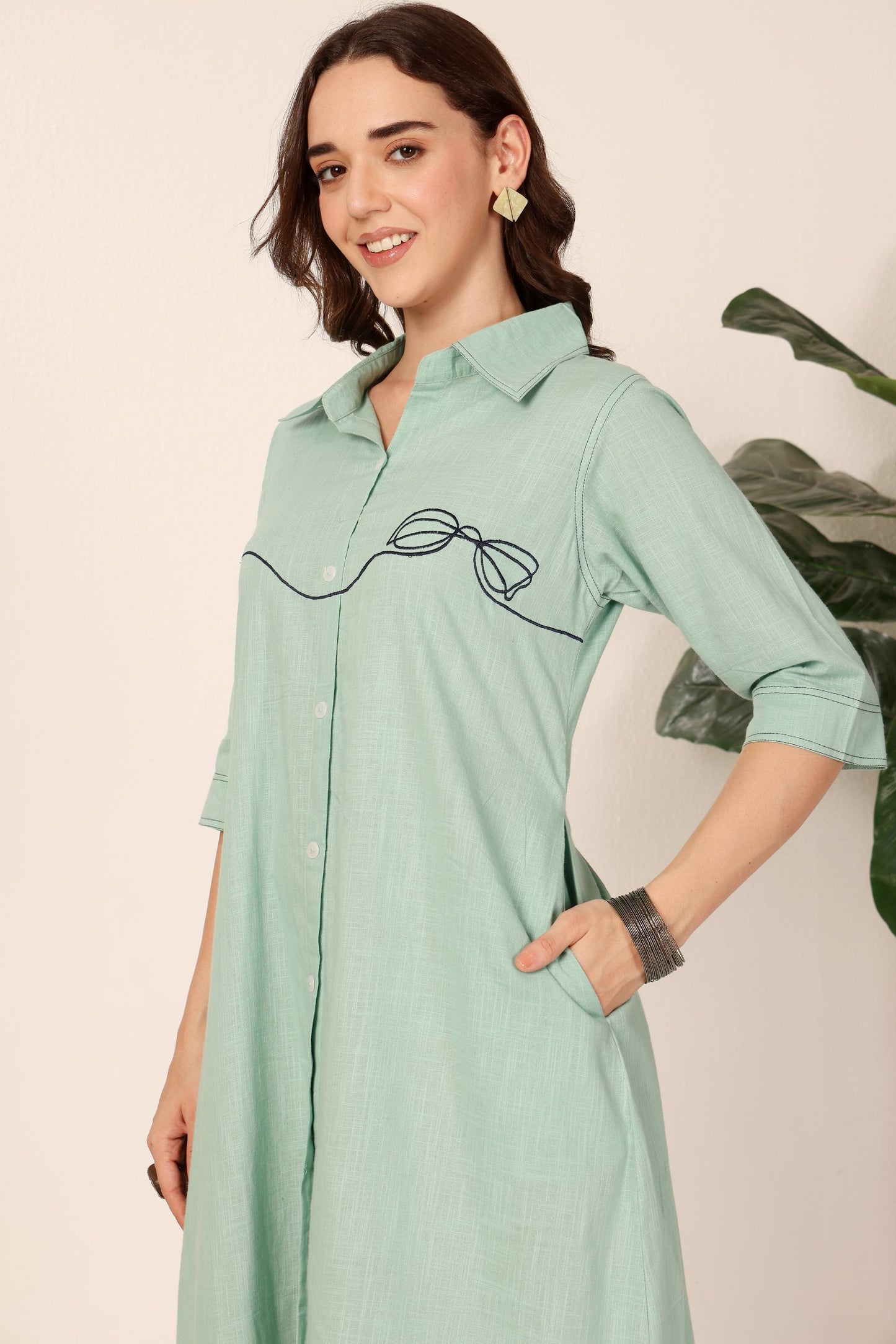Minimal Threadplay Dress