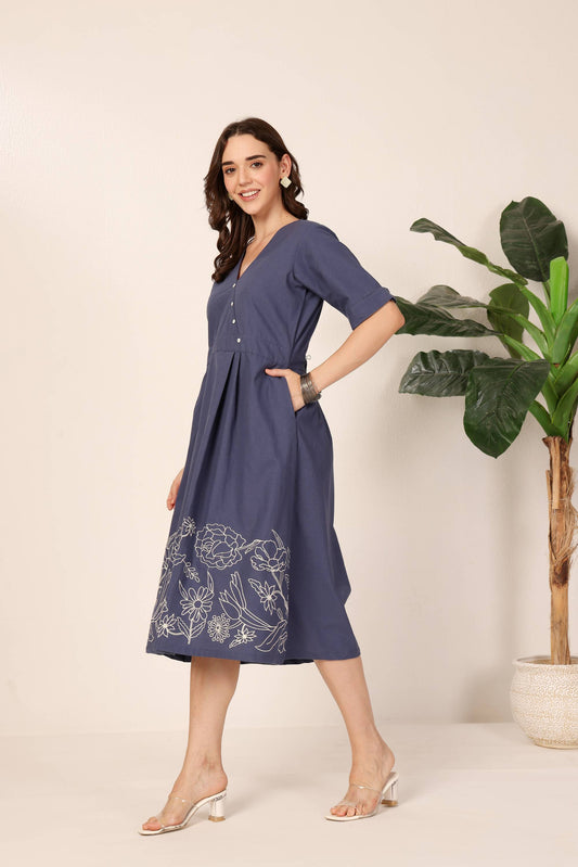 Bloomline Embroidered Dress
