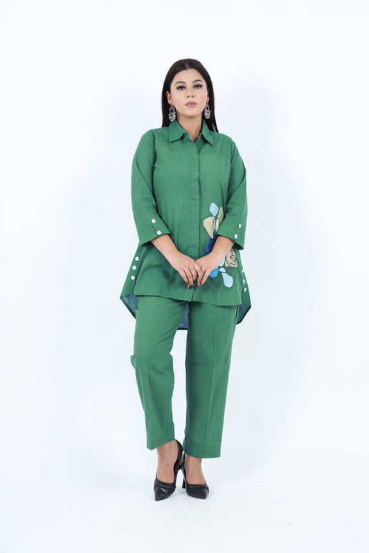 Dark Green Co-ord Set