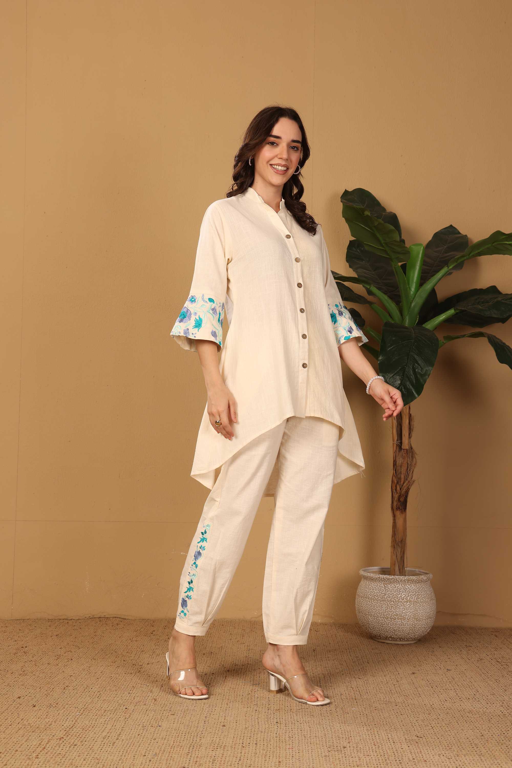 Off White Co-ord Set