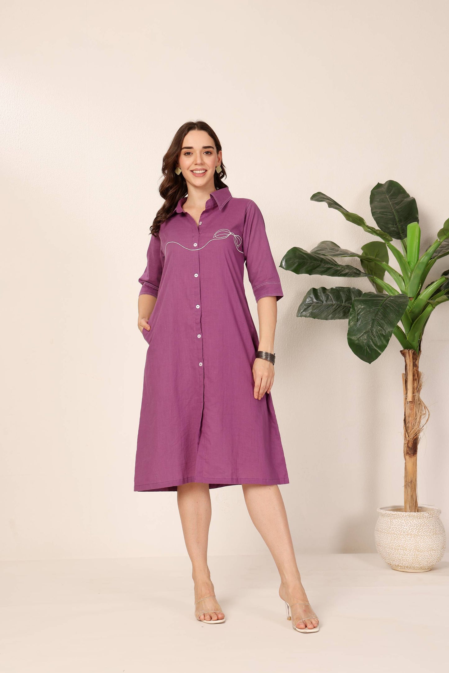 Minimal Threadplay Dress
