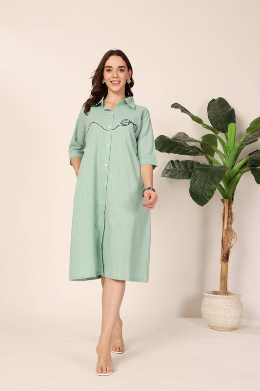 Light Green Dress